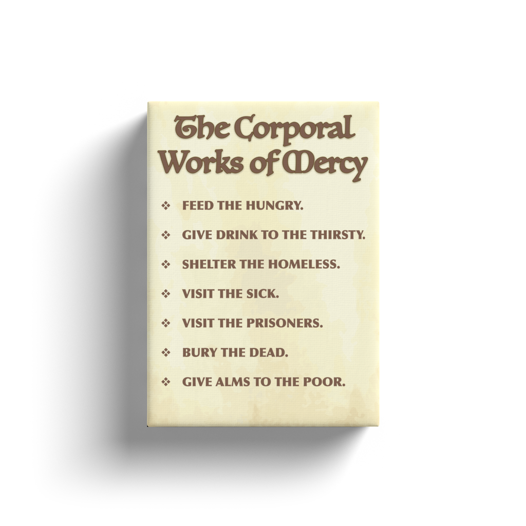 The Corporal Works of Mercy Wrapped Canvas Wall Art