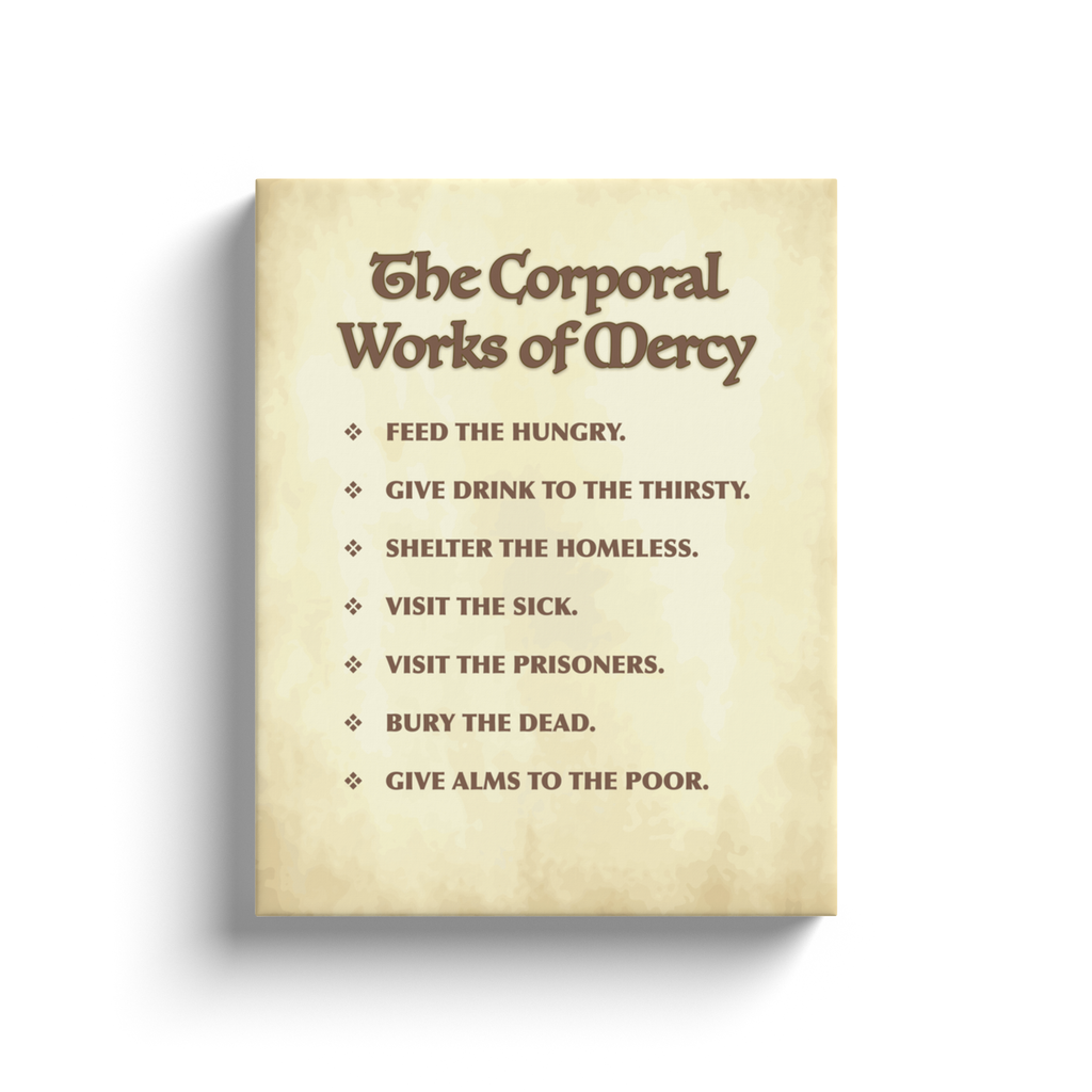 The Corporal Works of Mercy Wrapped Canvas Wall Art