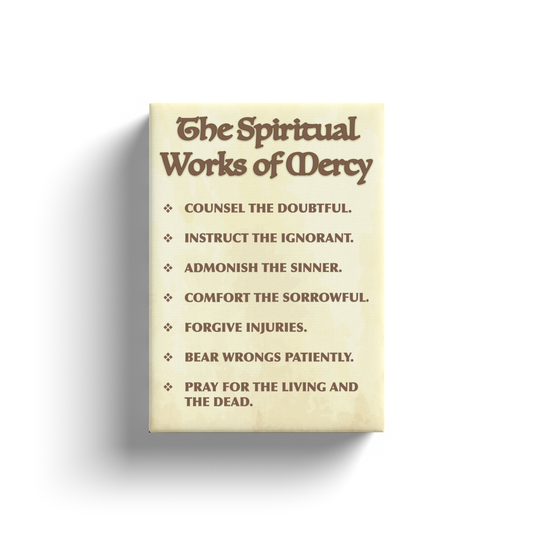 The Spiritual Works of Mercy Wrapped Canvas Wall Art