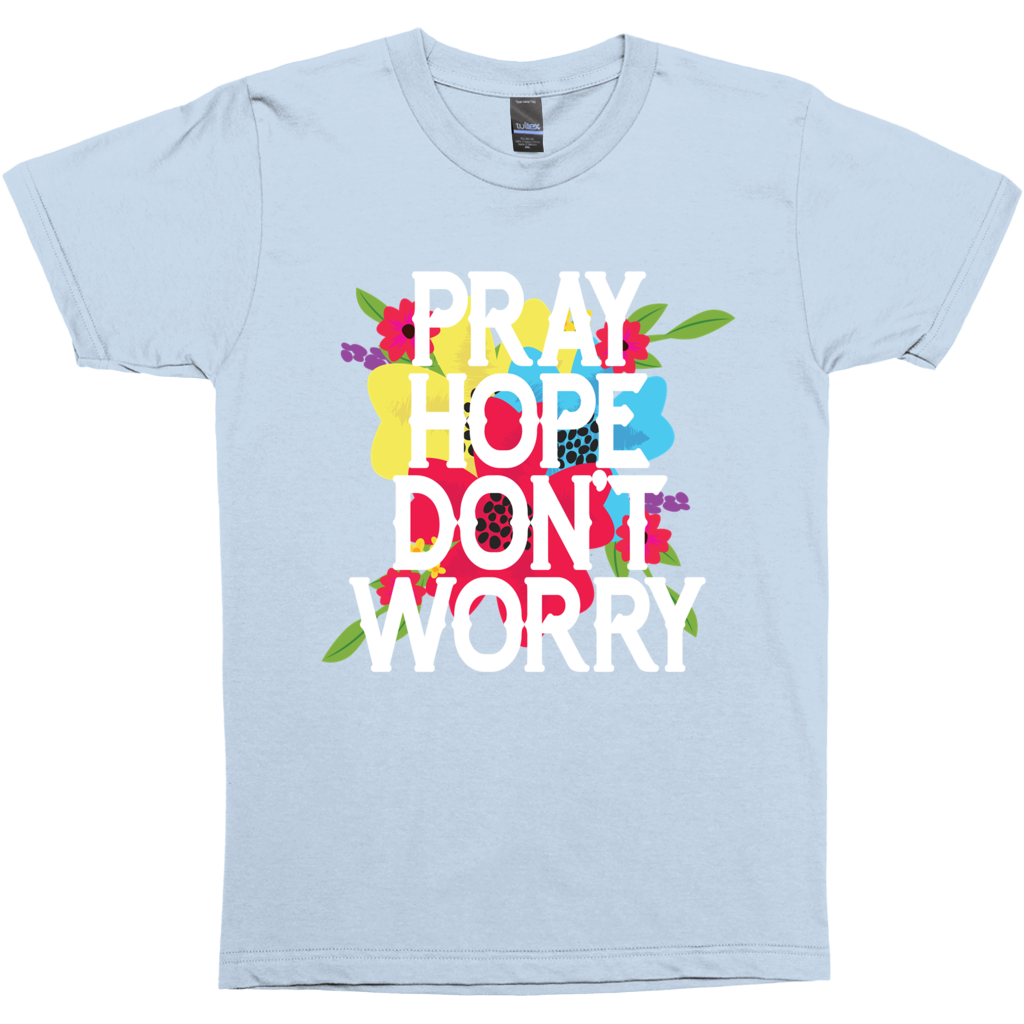 Pray Hope Don't Worry Padre Pio Premium Graphic Tee