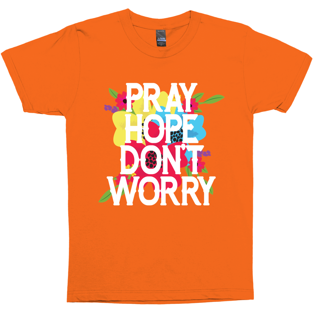 Pray Hope Don't Worry Padre Pio Premium Graphic Tee