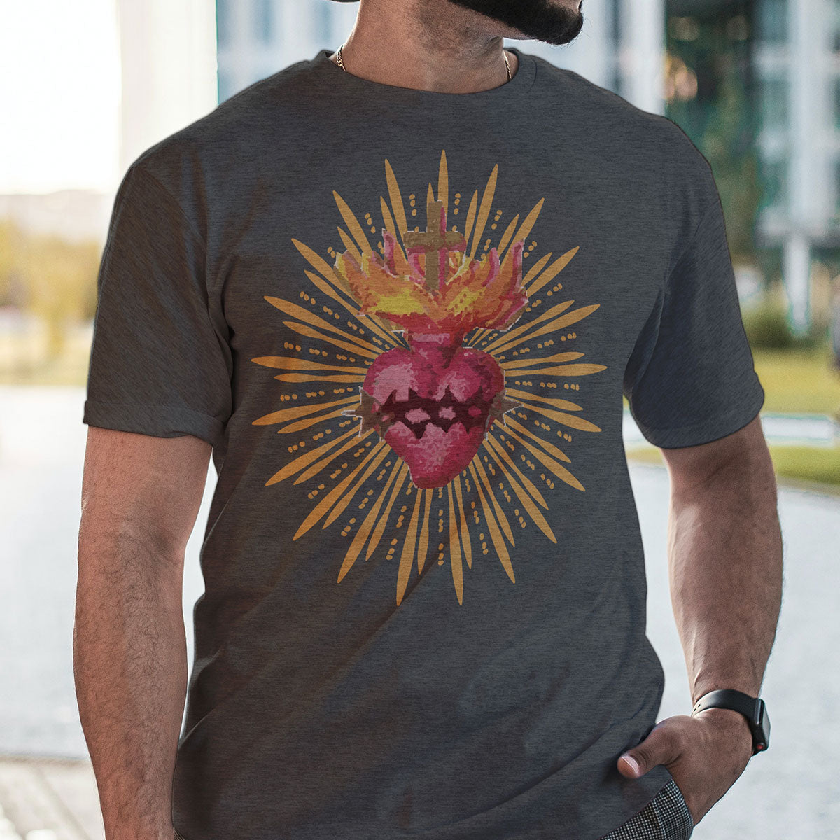 Sacred Heart of Jesus Catholic T-Shirt