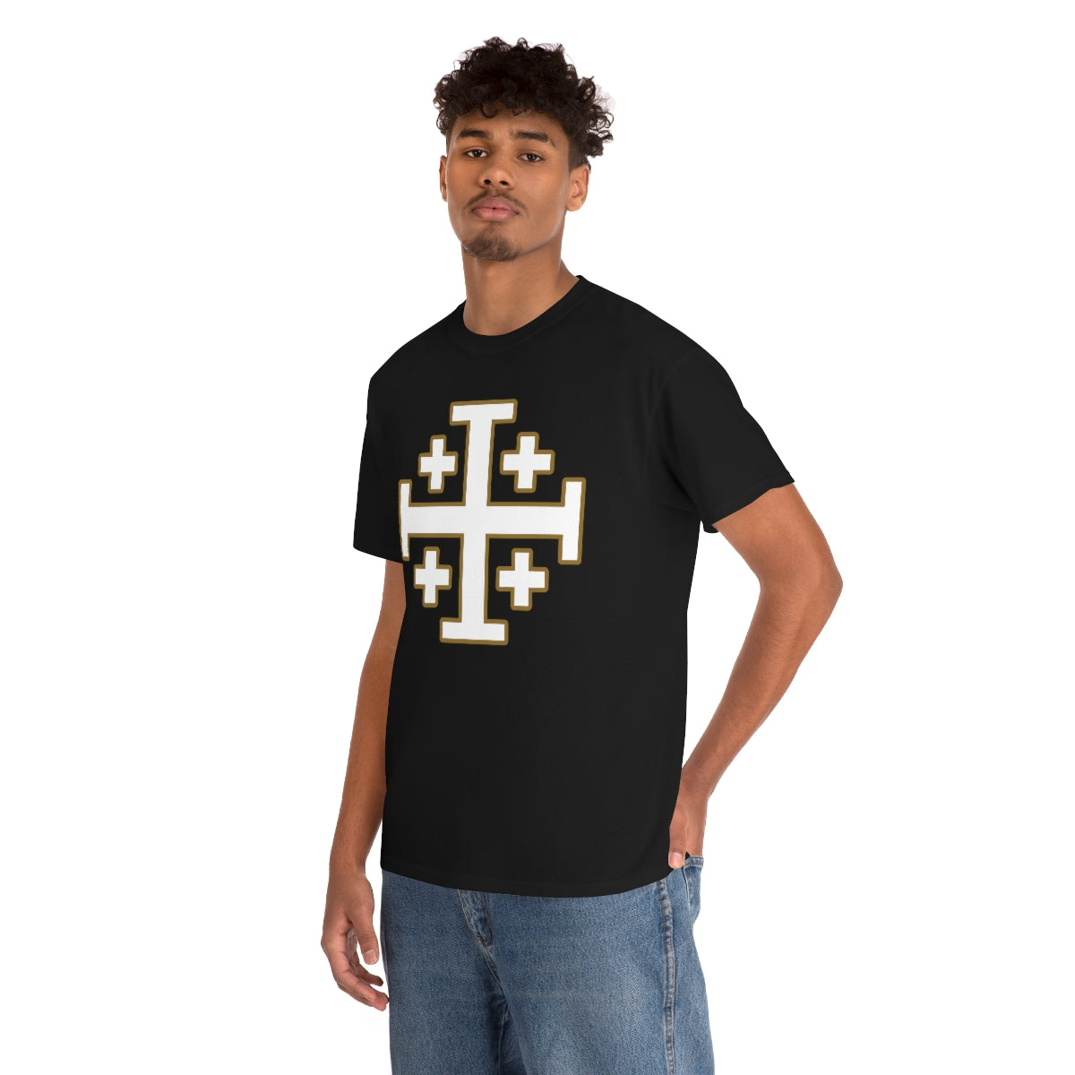 Jerusalem Cross Catholic T-Shirt