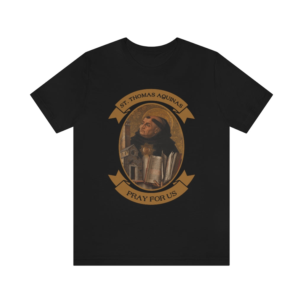 St. Thomas Aquinas Pray For Us Catholic T-Shirt