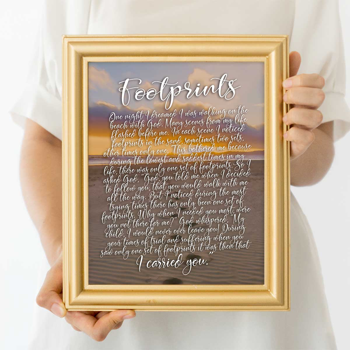 Footprints Wall Art Print