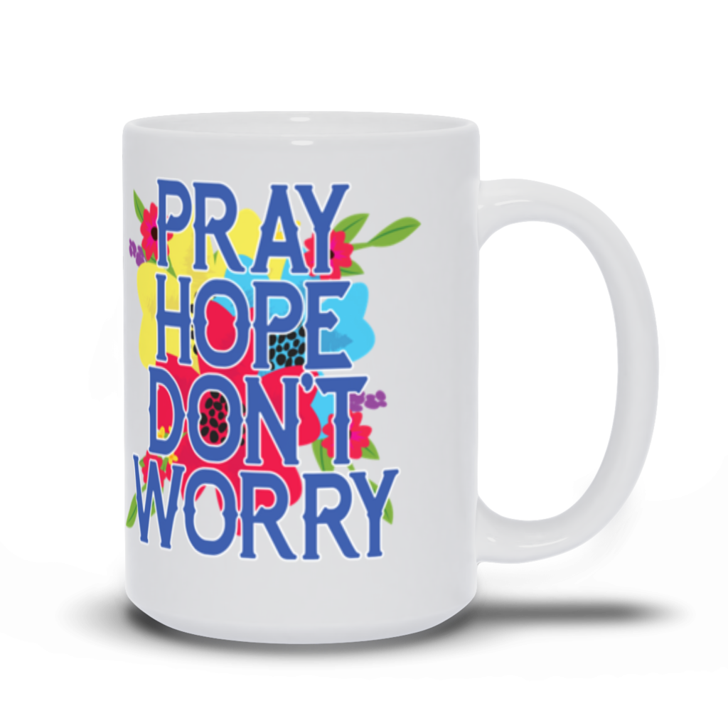 Pray Hope Don't Worry Padre Pio Mug